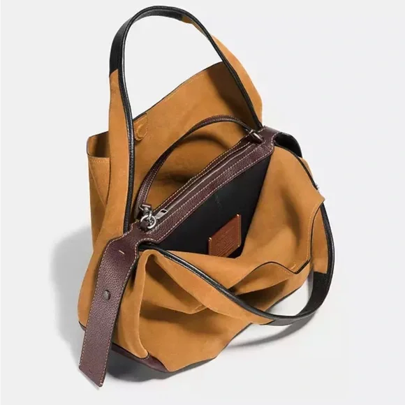 Coach 1941 Bandit Hobo 39 Shoulder Bag in Oak Suede - Picture 2 of 14